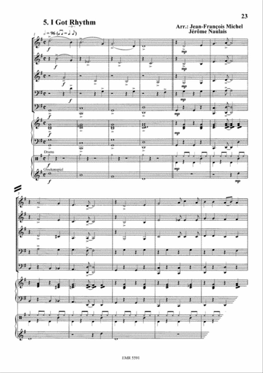 Golden Hits Volume 1 Concert Band scores gallery preview page 7
