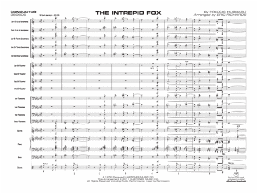 (The) Intrepid Fox Jazz Ensemble scores gallery preview page 2