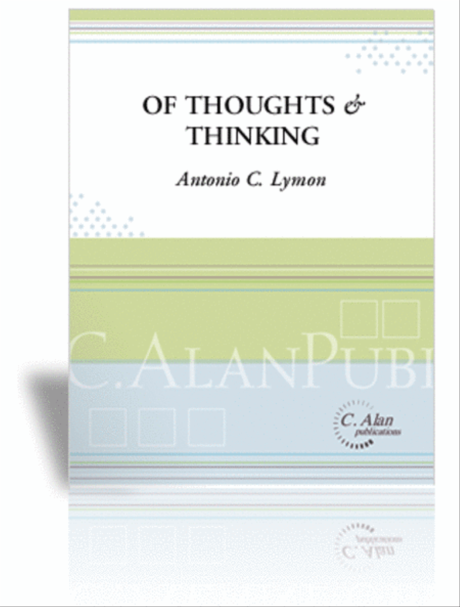 of thoughts and thinking Percussion Ensemble scores gallery preview page 1