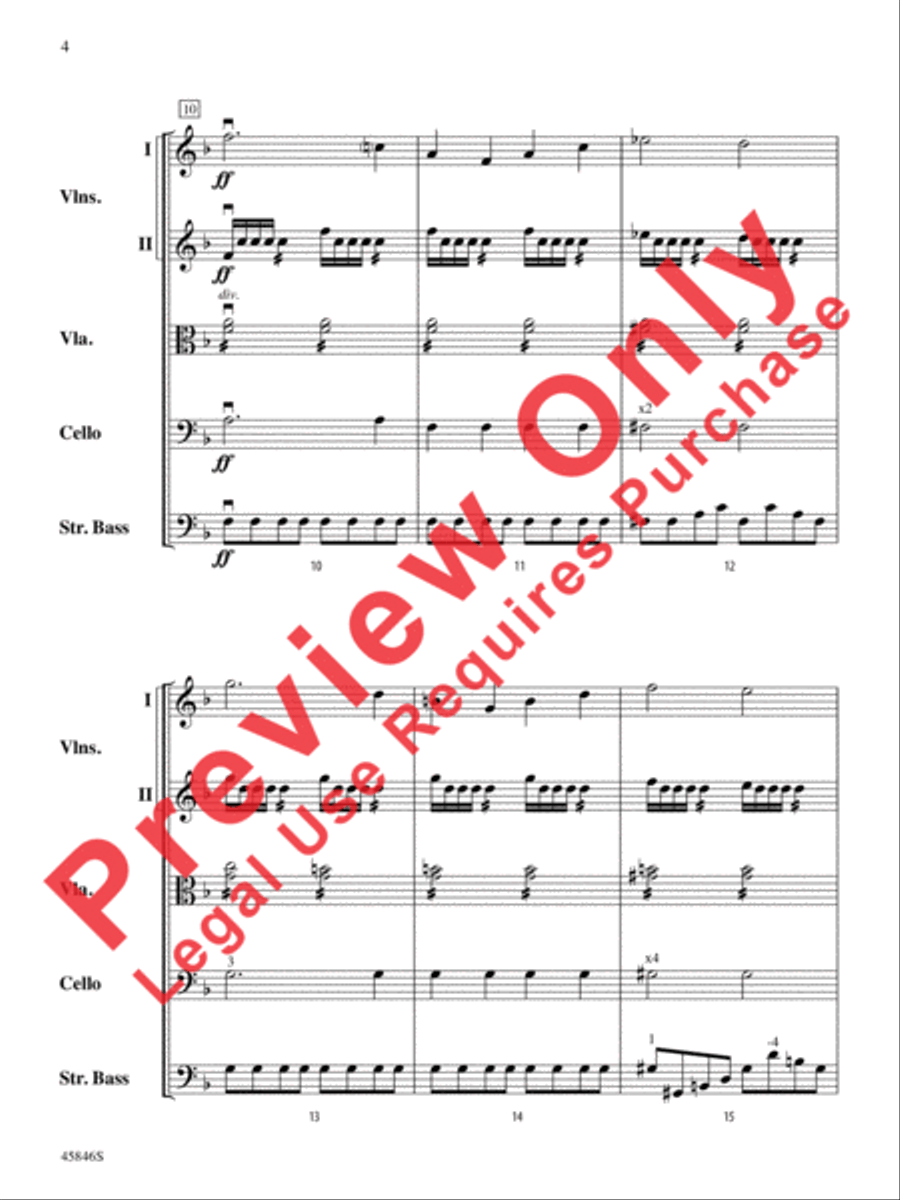 Dies Irae String Orchestra scores gallery preview page 4