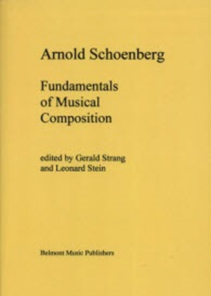 Book cover for Fundamentals of Musical Composition