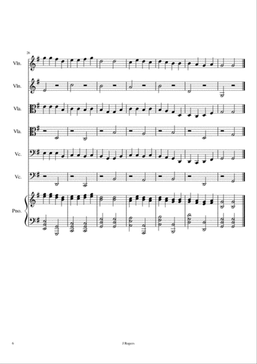 Down Bow Dance Down Bow Dance String Duet scores gallery preview page 6