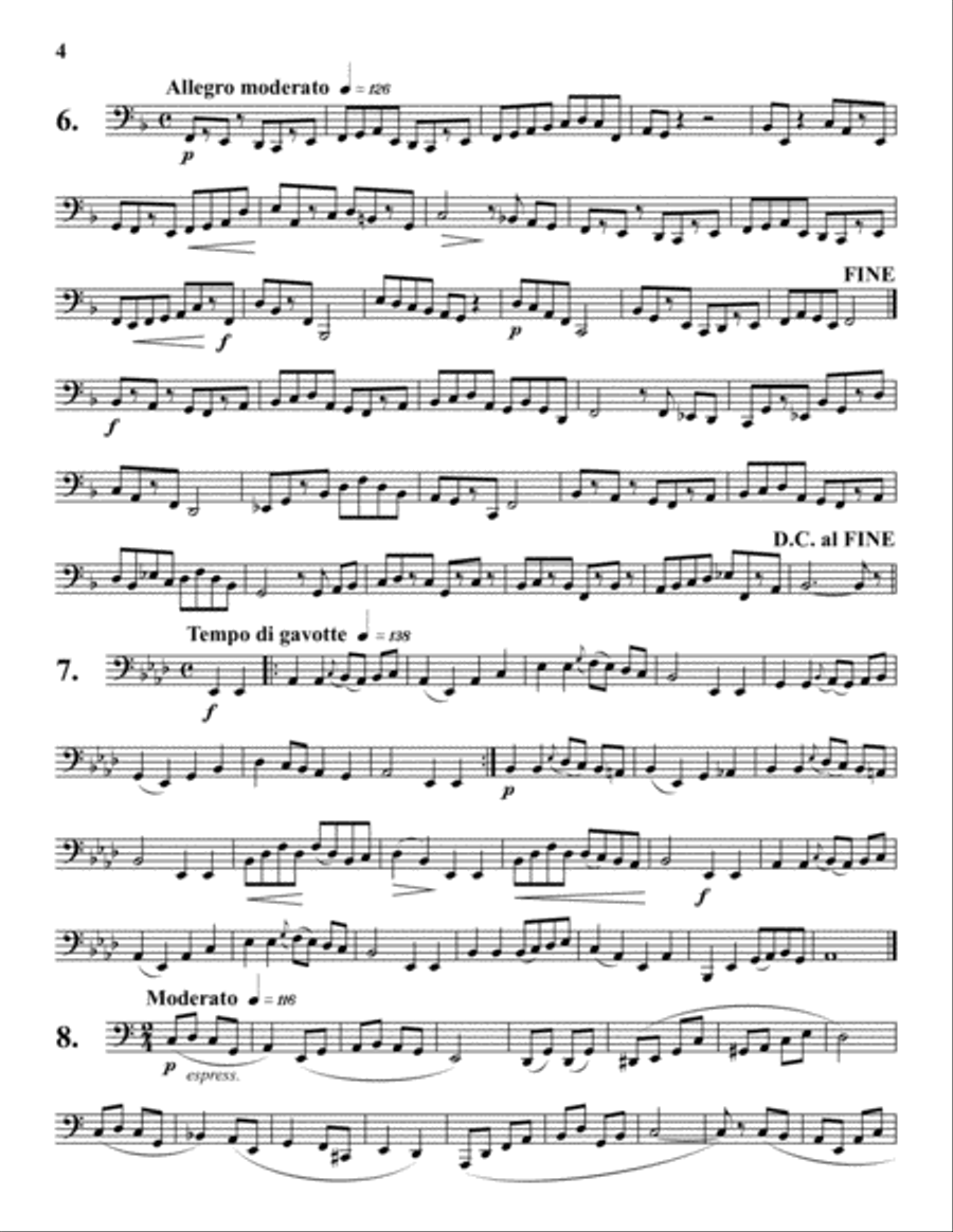 Progressive Etudes for Tuba, Vol. 1 Tuba scores gallery preview page 4
