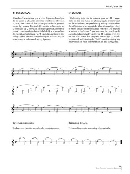 Daily Technical Studies for Saxophone