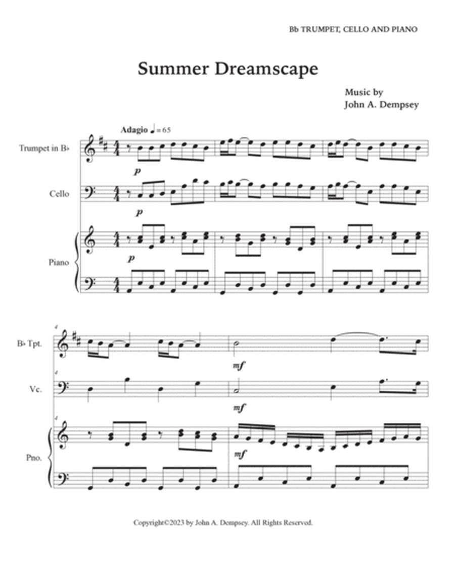 Summer Dreamscape (Trio for Trumpet, Cello and Piano) image number null