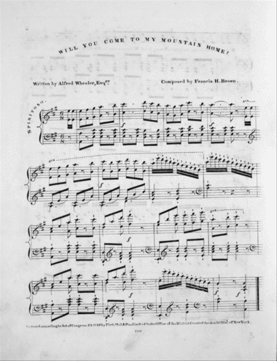 Will You Come to My Mountain Home Voice scores gallery preview page 2