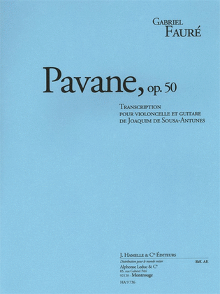 Book cover for Pavane, Op. 50 Transcription Pour Violoncelle Et Guitare
