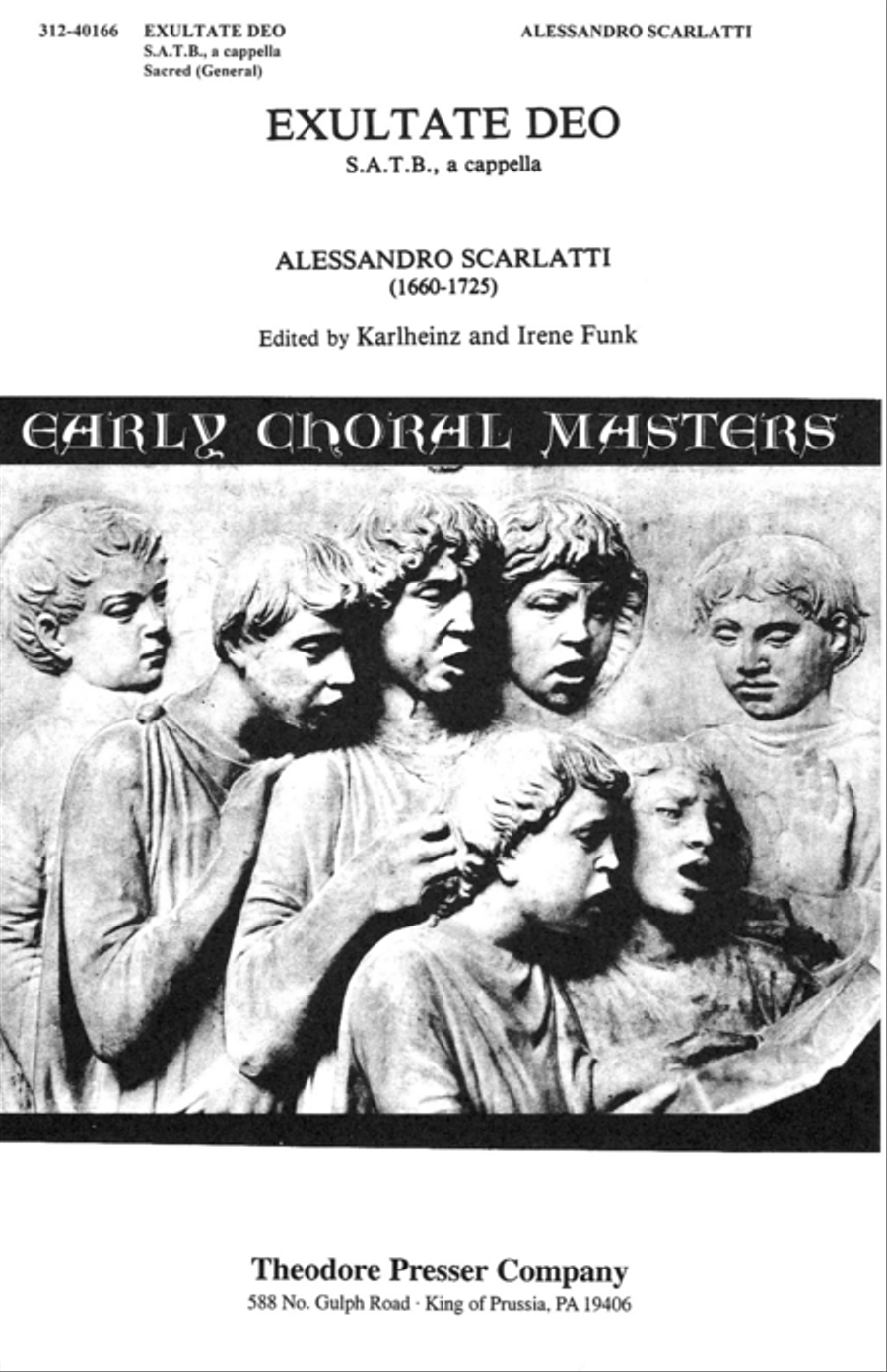Exultate Deo 4-Part scores gallery preview page 1