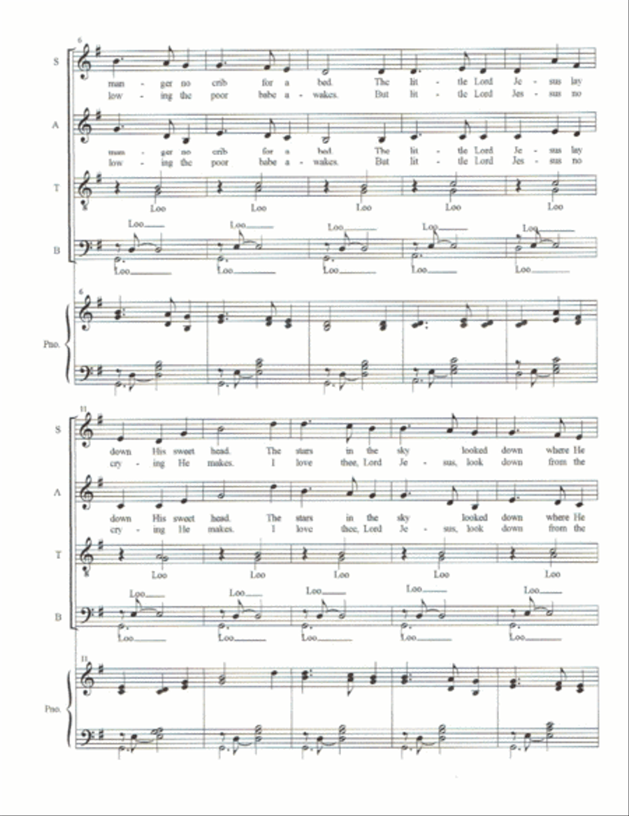 Away In A Manger Away In A Manger A Cappella scores gallery preview page 2