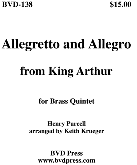 Henry Purcell: Allegretto and Allegro