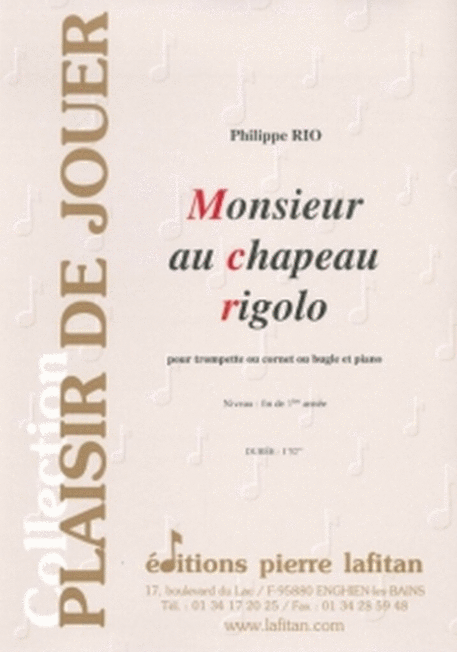 Monsieur Au Chapeau Rigolo Trumpet Solo scores gallery preview page 1