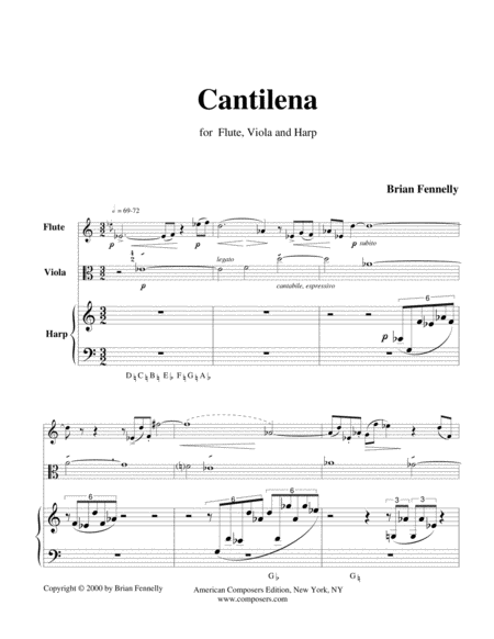 [Fennelly] Cantilena