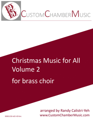 Book cover for Christmas Carols for All, Volume 2 (for Brass Choir)