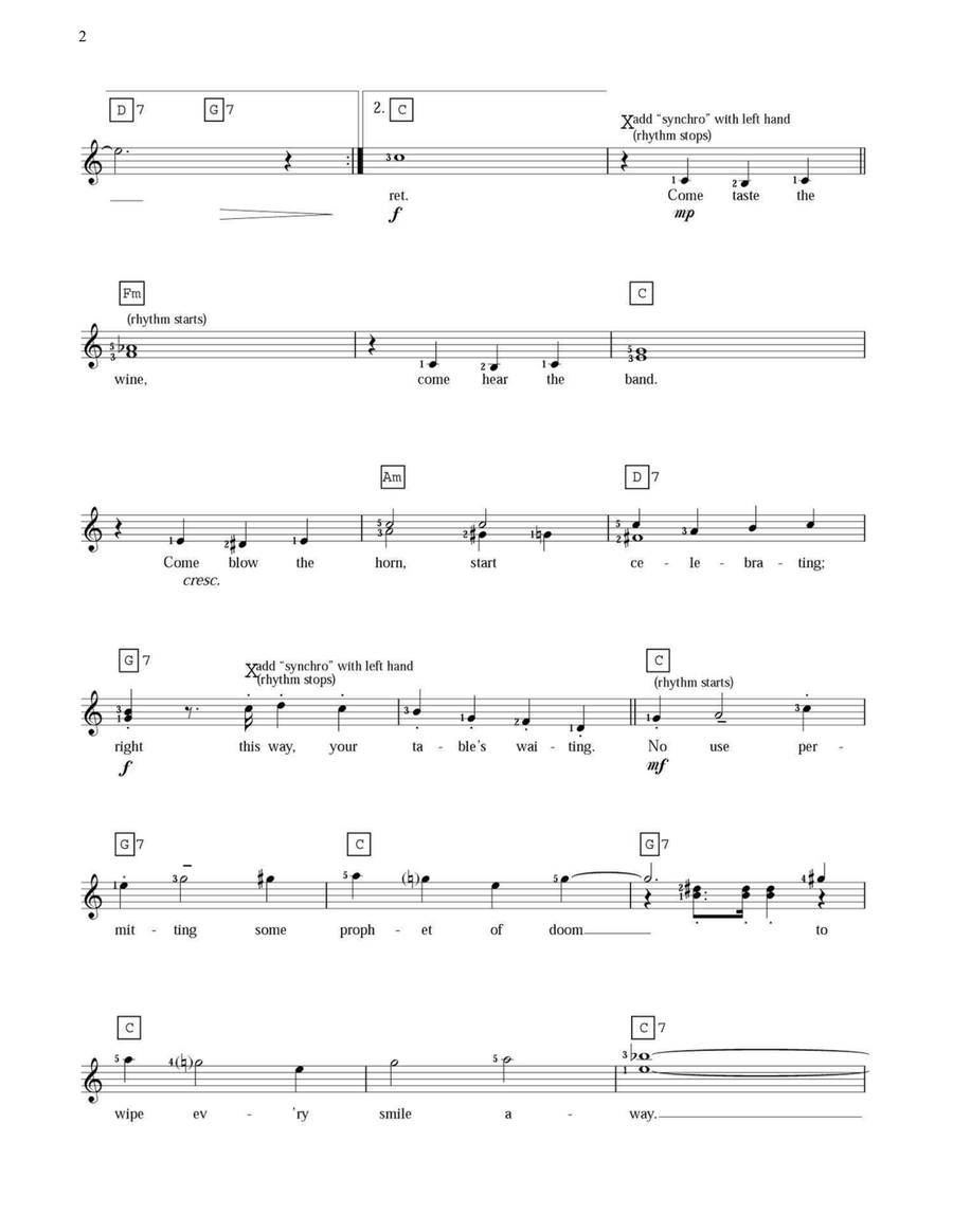 Cabaret Piano scores gallery preview page 2