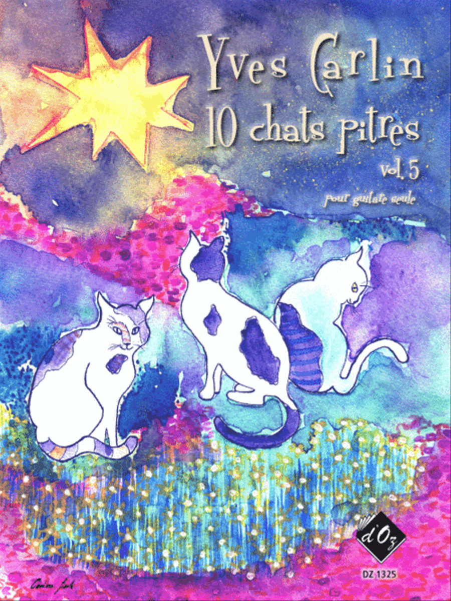 10 chats pitres, vol. 5 Classical Guitar scores gallery preview page 1