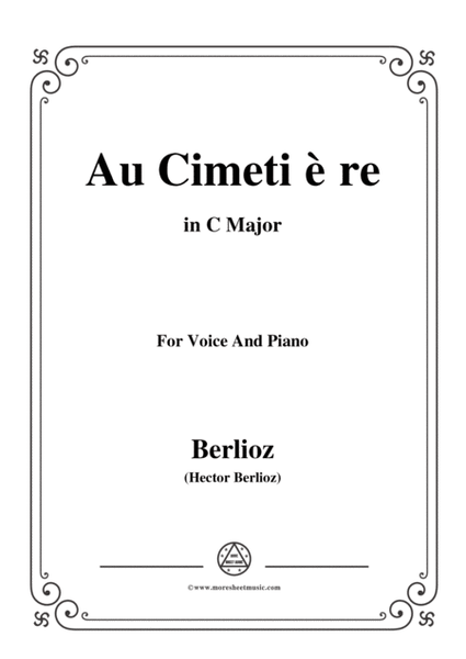 Berlioz-Au Cimetière in C Major，for voice and piano image number null