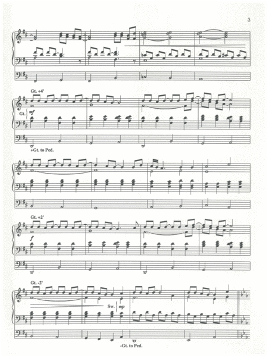 Praise and Worship for Organ Organ Solo scores gallery preview page 3