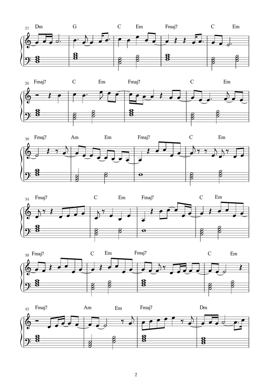 What Was I Made For? Piano Method scores gallery preview page 2