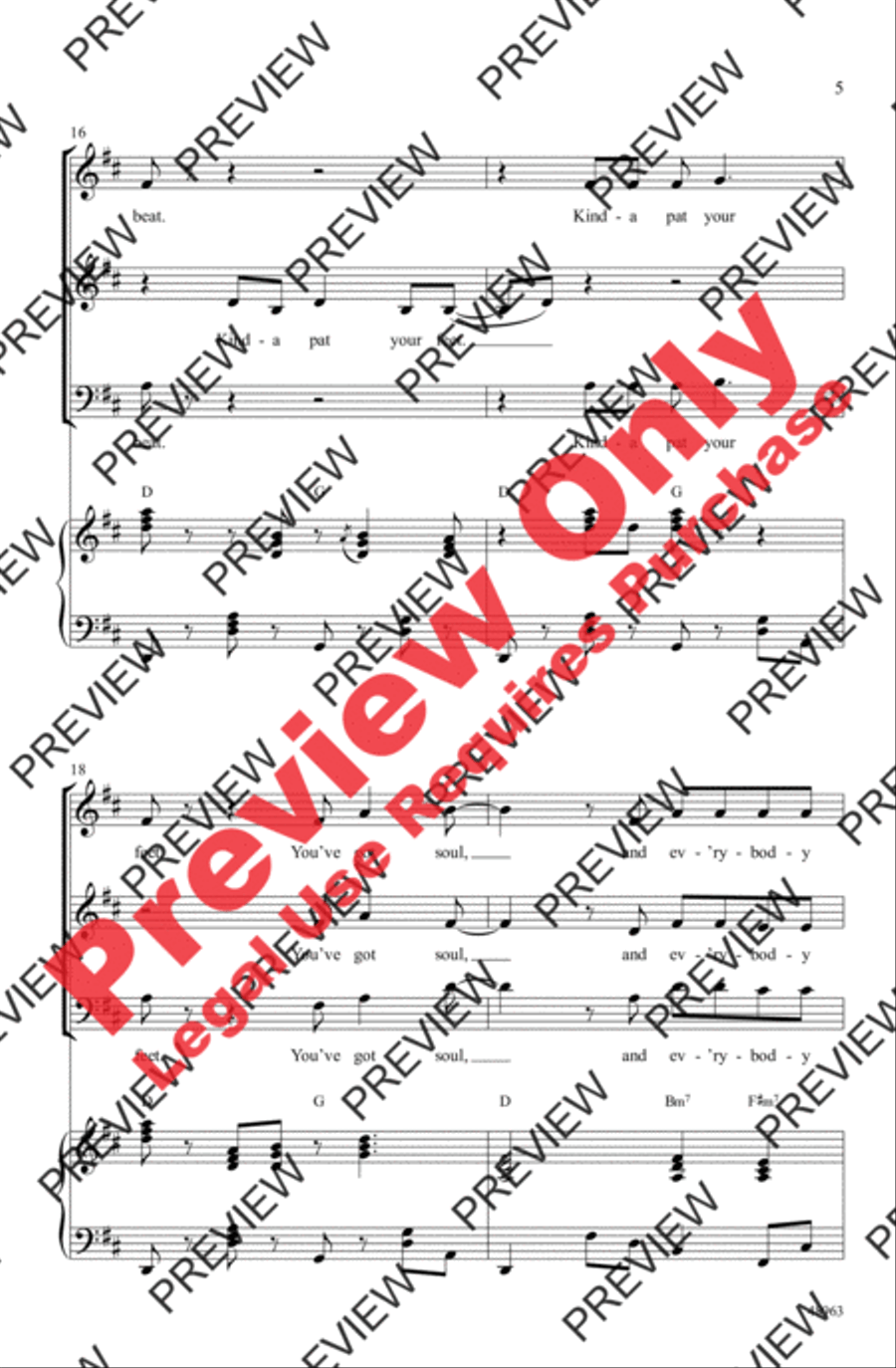 It's All Right 3-Part scores gallery preview page 5
