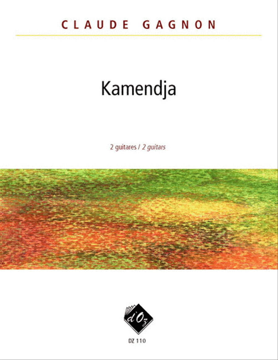 Kamendja Classical Guitar scores gallery preview page 1