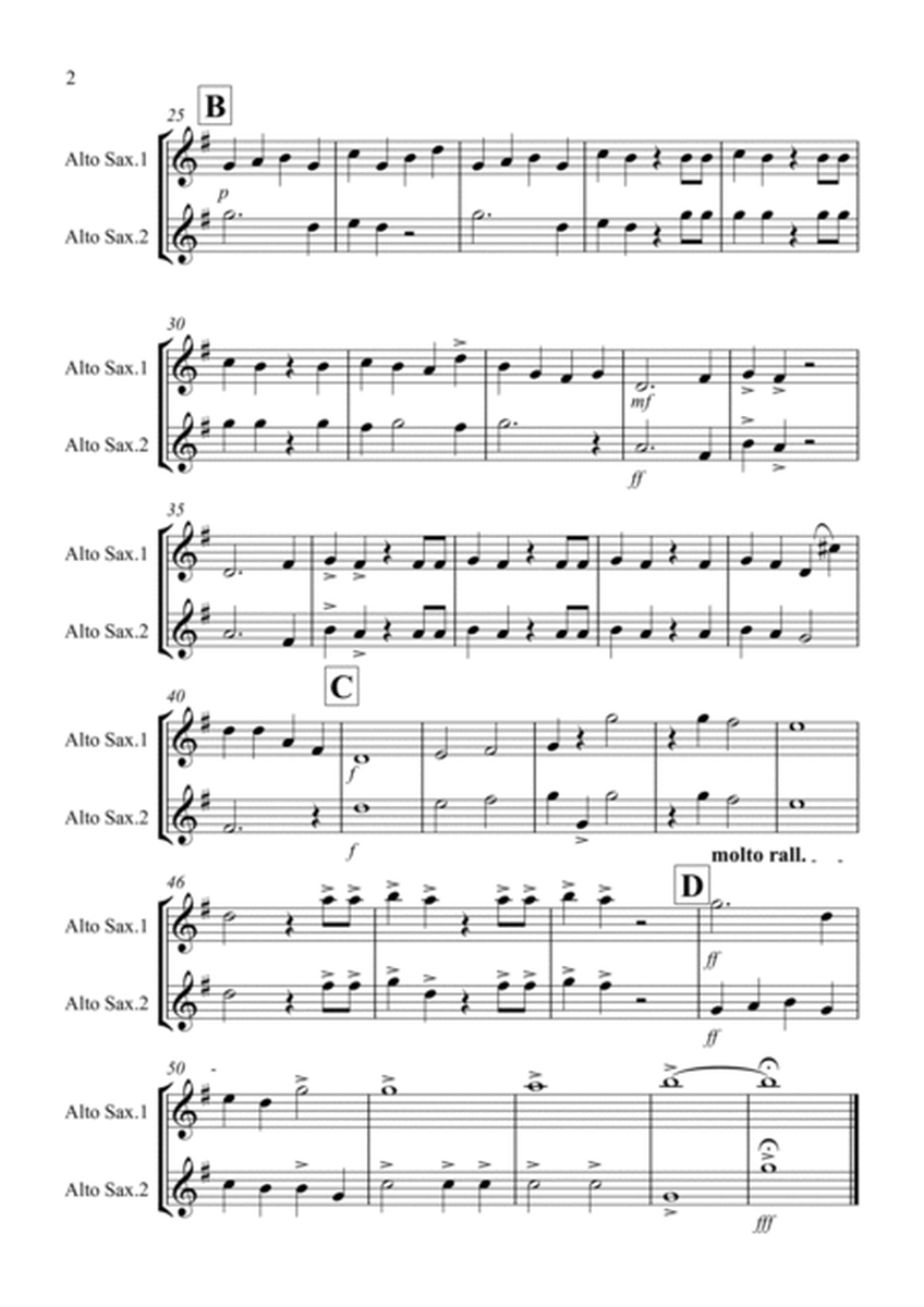 Hallelujah Chorus for Alto Saxophone Duet image number null
