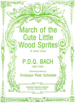 Book cover for March of the Cute Little Wood Sprites