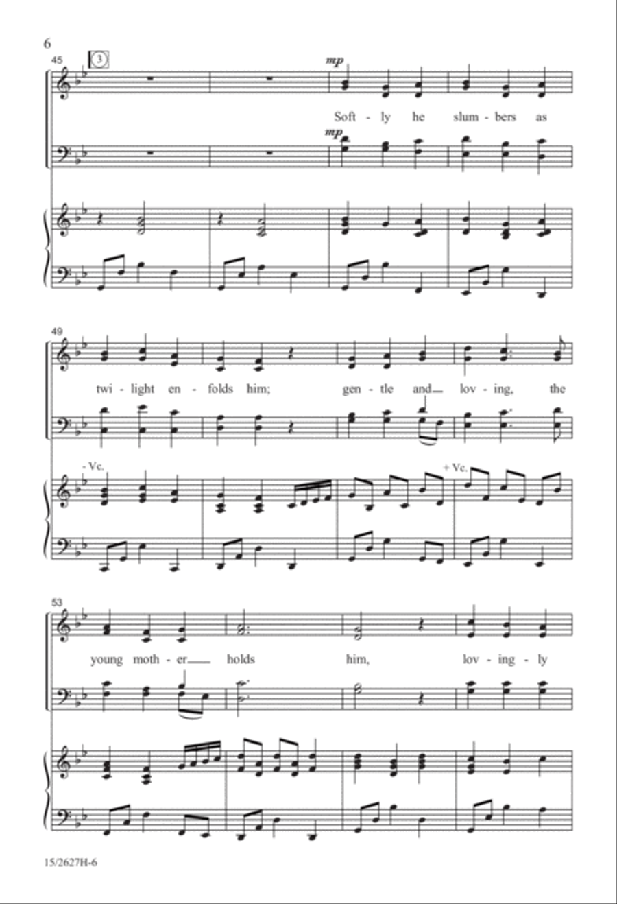 Lullay Alleluia 4-Part scores gallery preview page 7