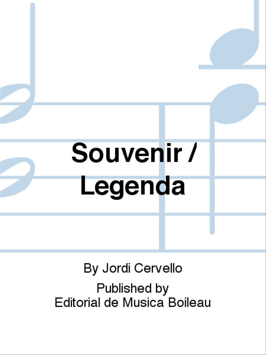 Souvenir / Legenda Viola Solo scores gallery preview page 1