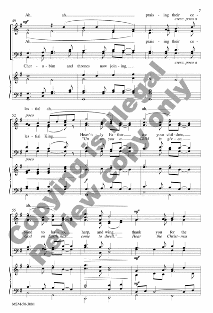 The Gift of Angels (Choral Score) image number null