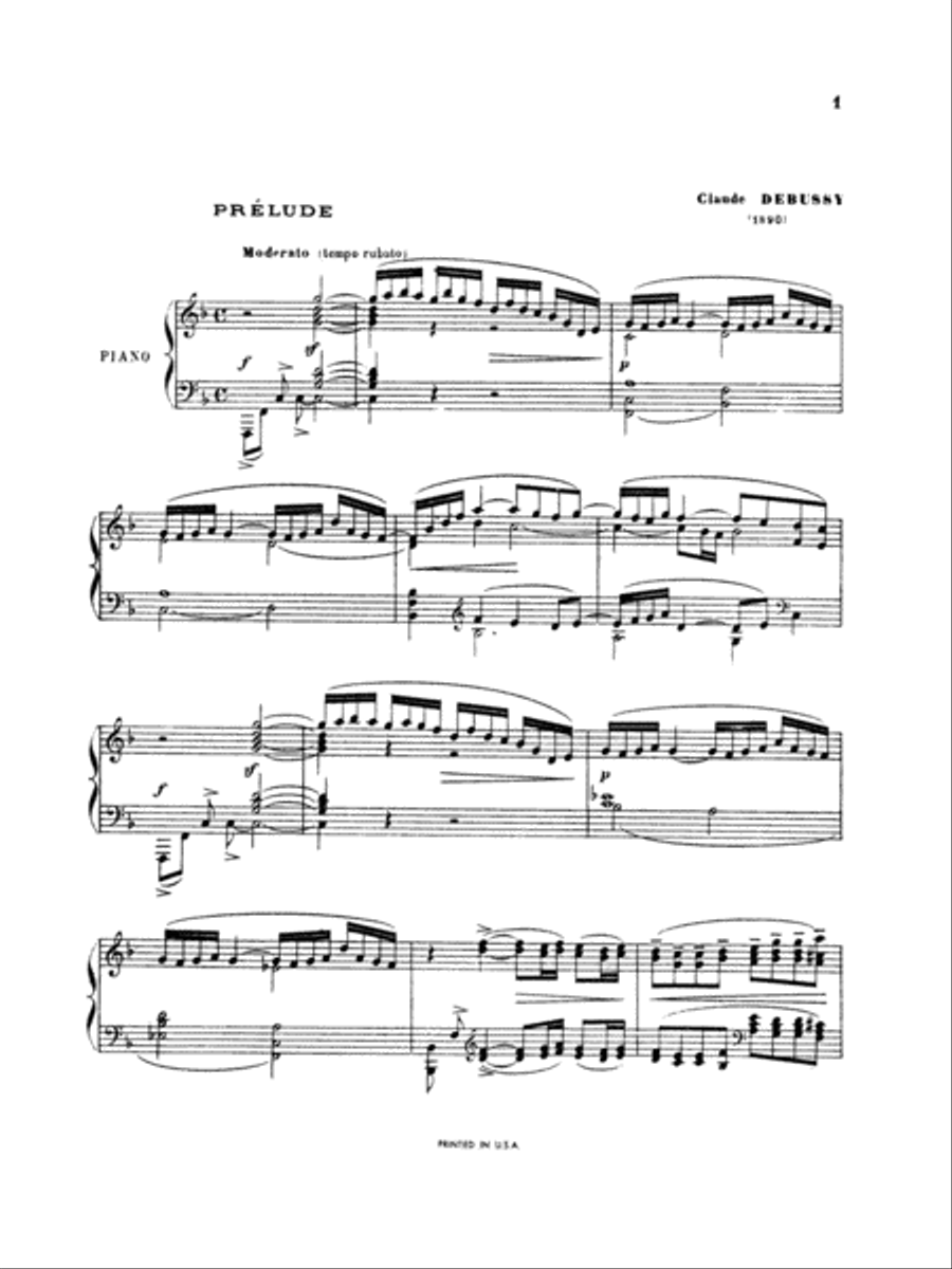 Suite Bergamasque, Complete Piano Solo scores gallery preview page 4