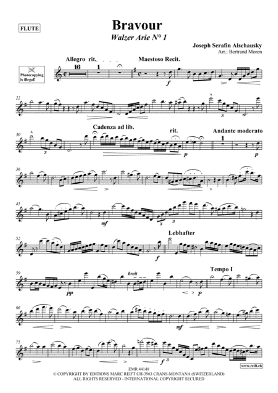 Bravour Flute Solo scores gallery preview page 2
