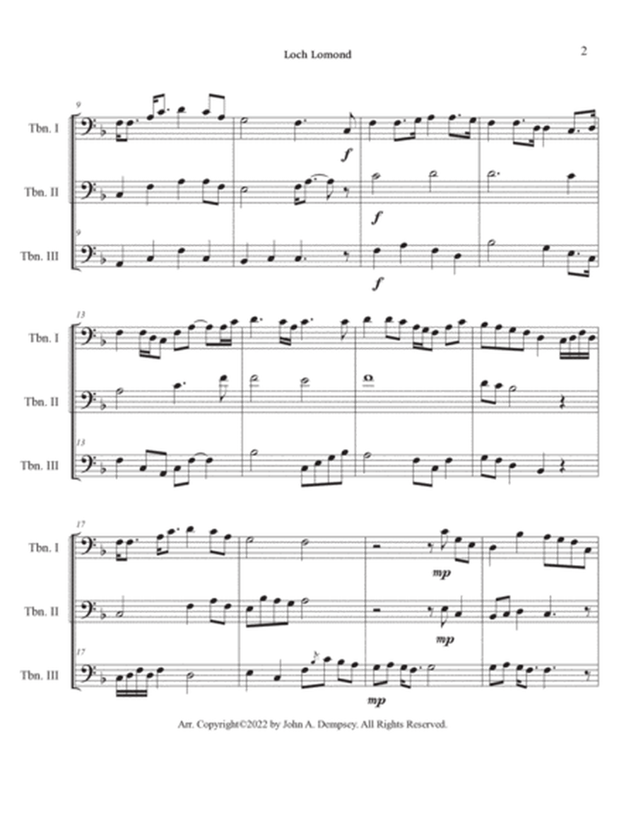 Loch Lomond (Trombone Trio) image number null