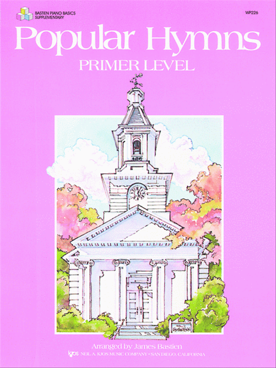 Popular Hymns, Primer Level Piano Method scores gallery preview page 1
