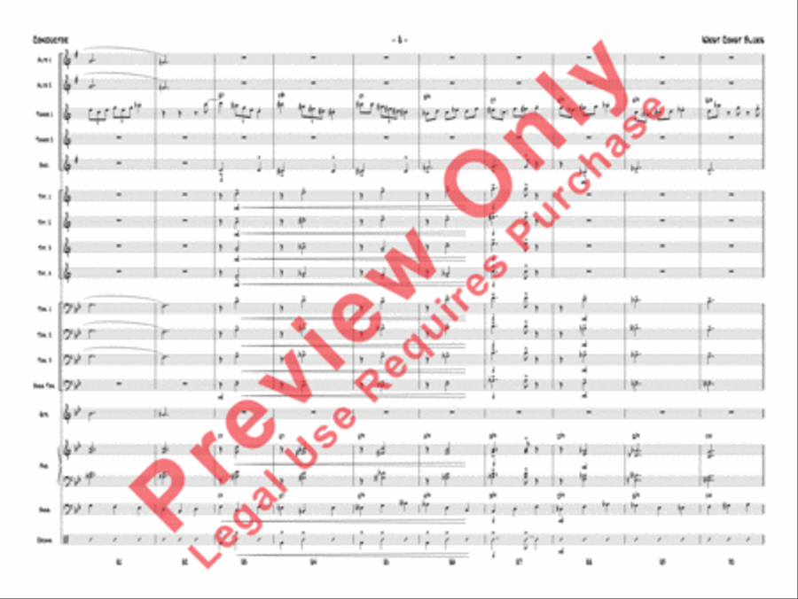 West Coast Blues West Coast Blues Jazz Ensemble scores gallery preview page 31
