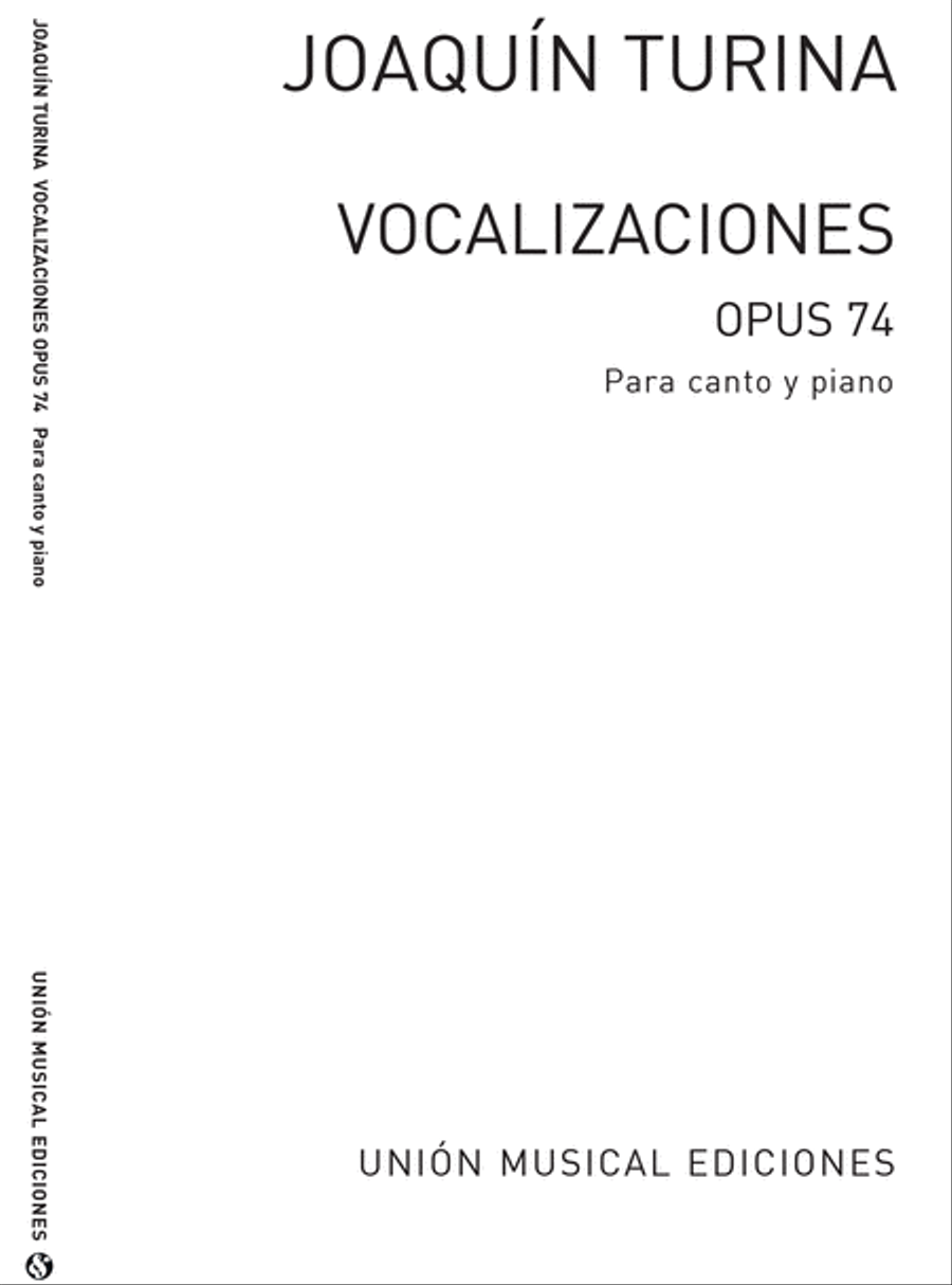 Turina: Vocalizaciones Op.74 Voice Solo scores gallery preview page 1