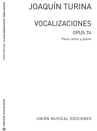 Book cover for Turina: Vocalizaciones Op.74