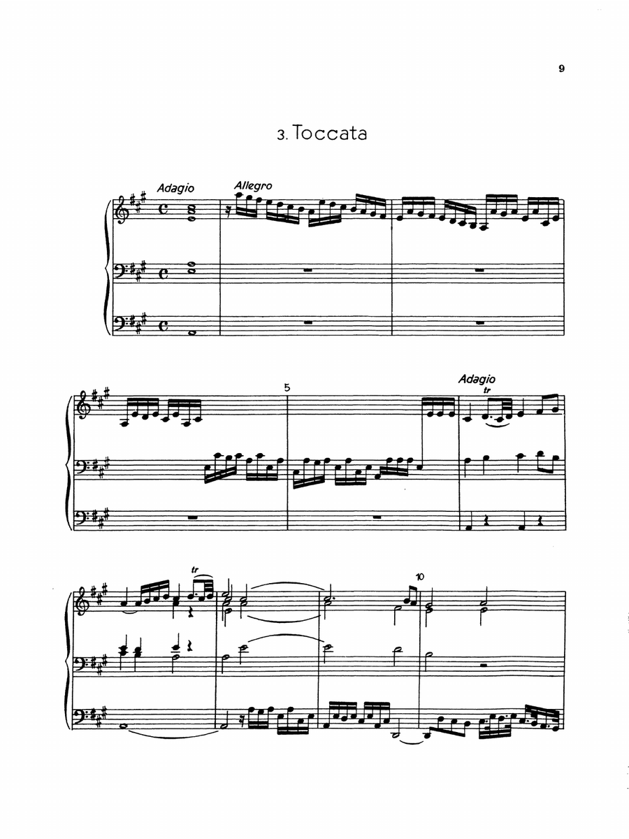 Handel: Two Preludes and Fugues and a Toccata