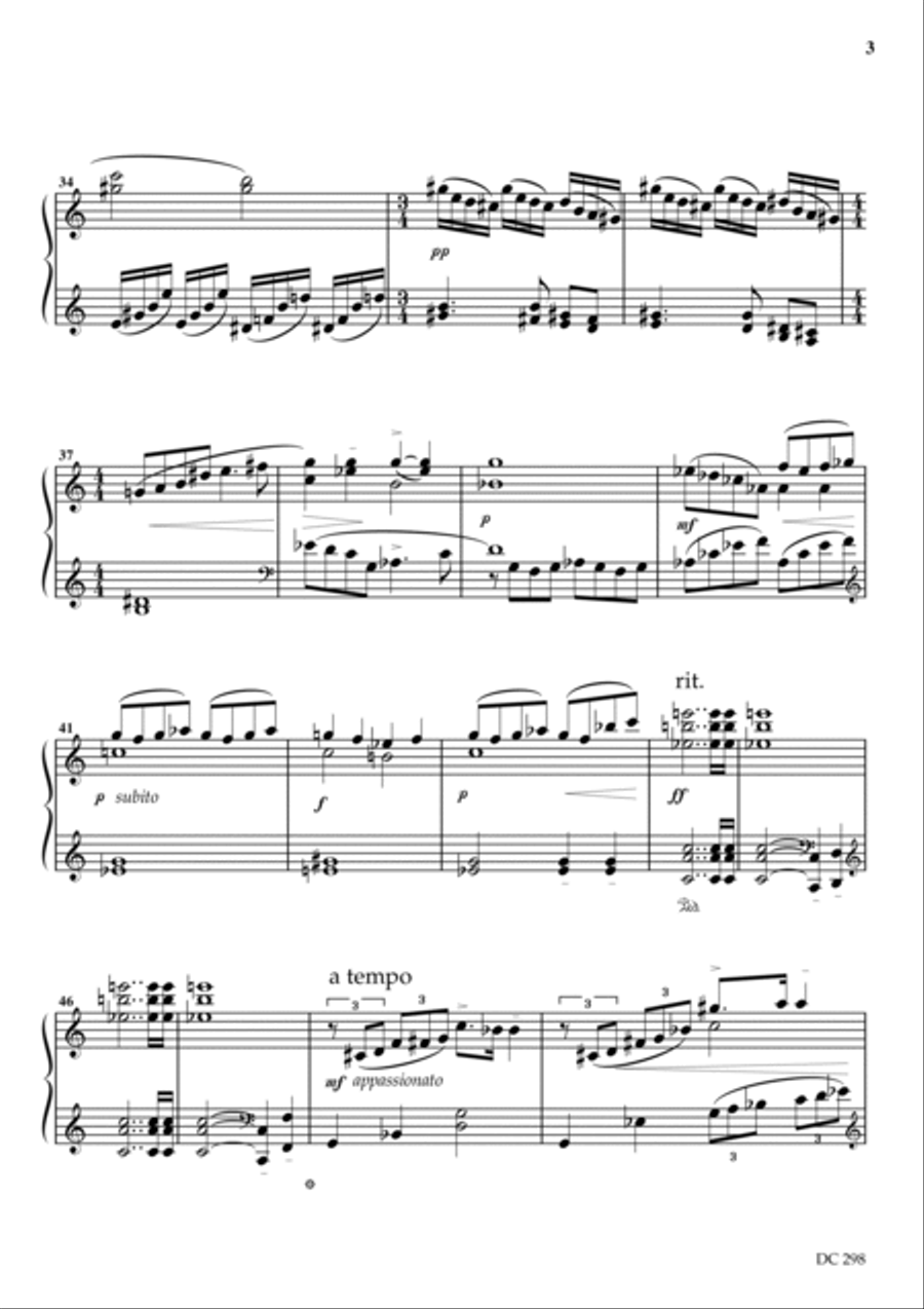 Piano Sonata No.2 Piano Sonata No.2 Piano Solo scores gallery preview page 3
