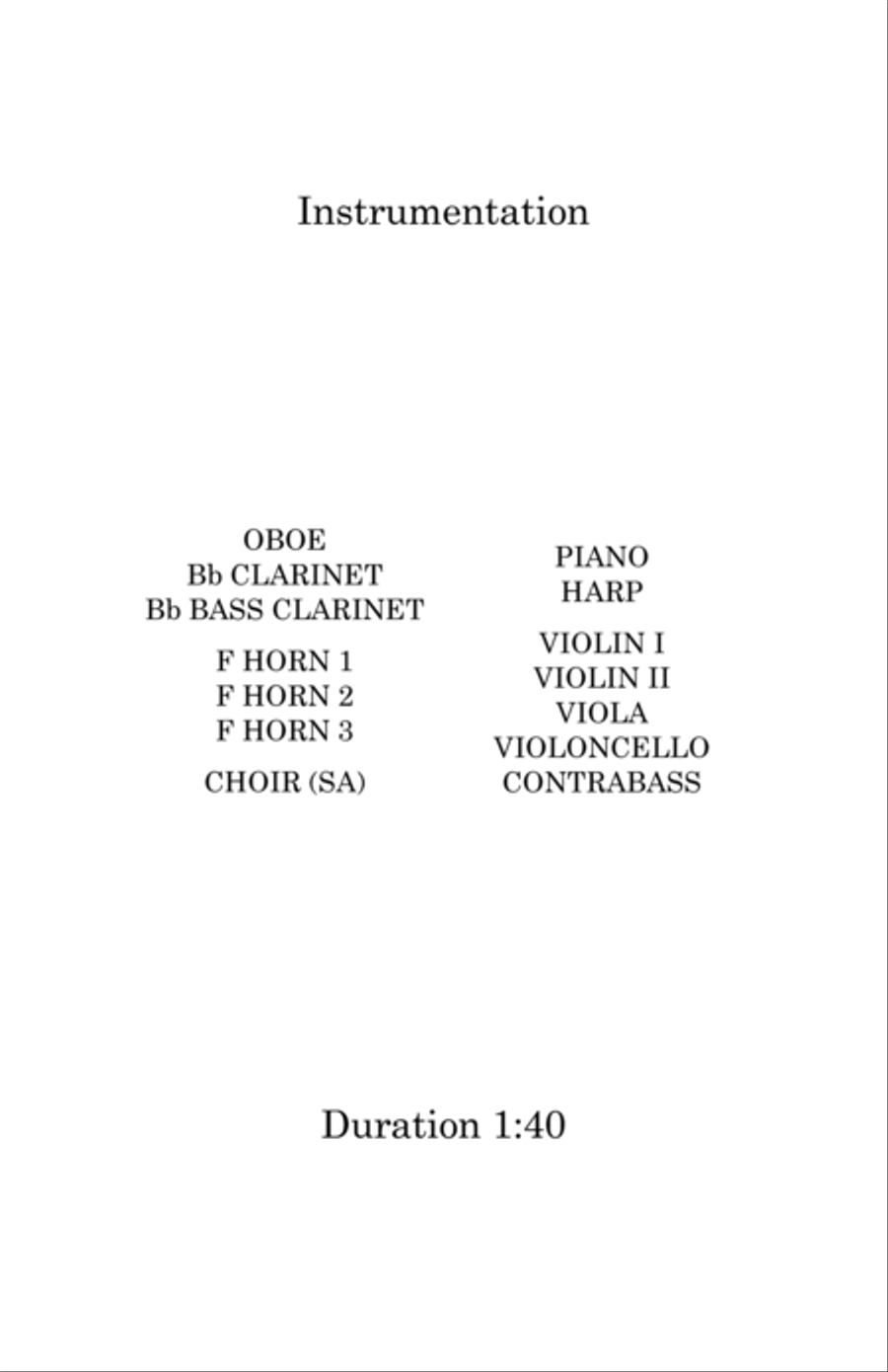 Love, At First Encounter Chamber Music scores gallery preview page 2