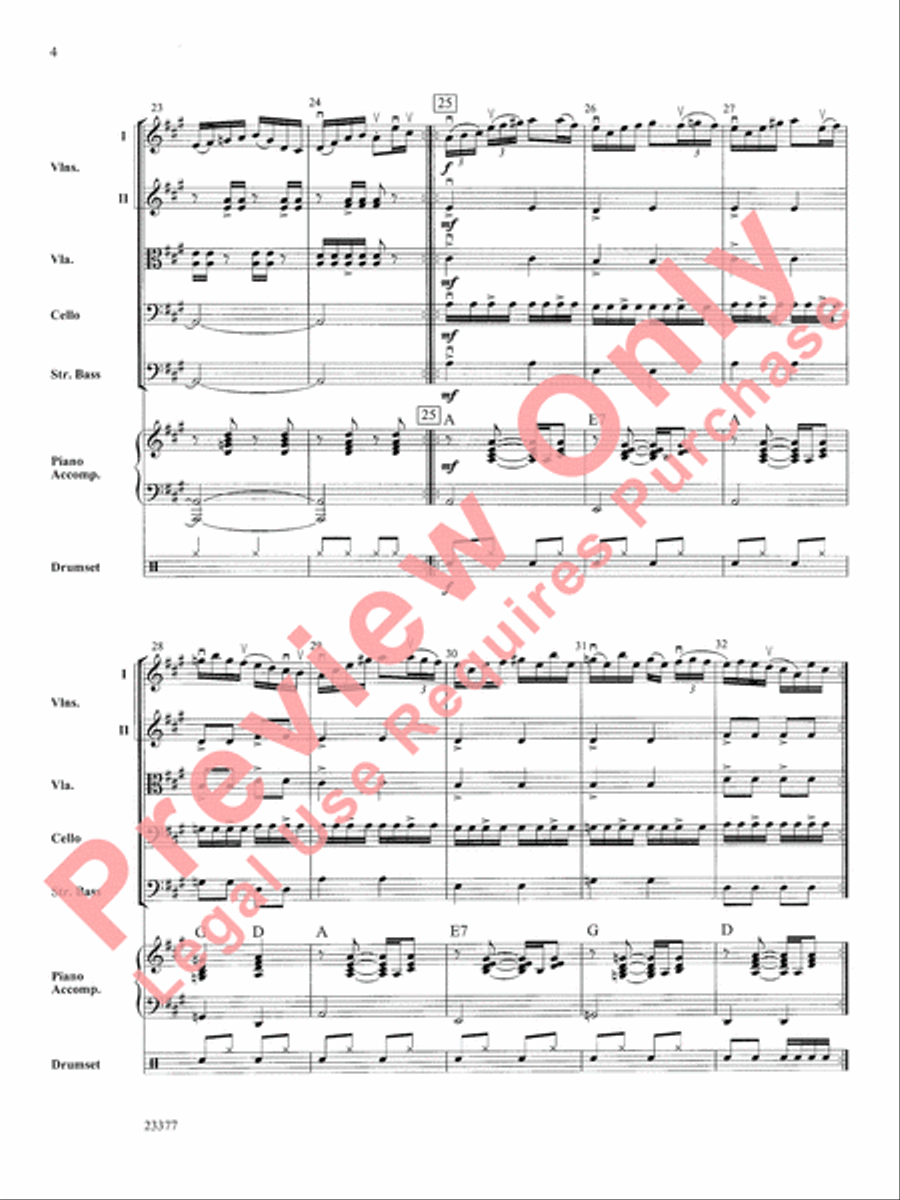 Front Porch Jam String Orchestra scores gallery preview page 5