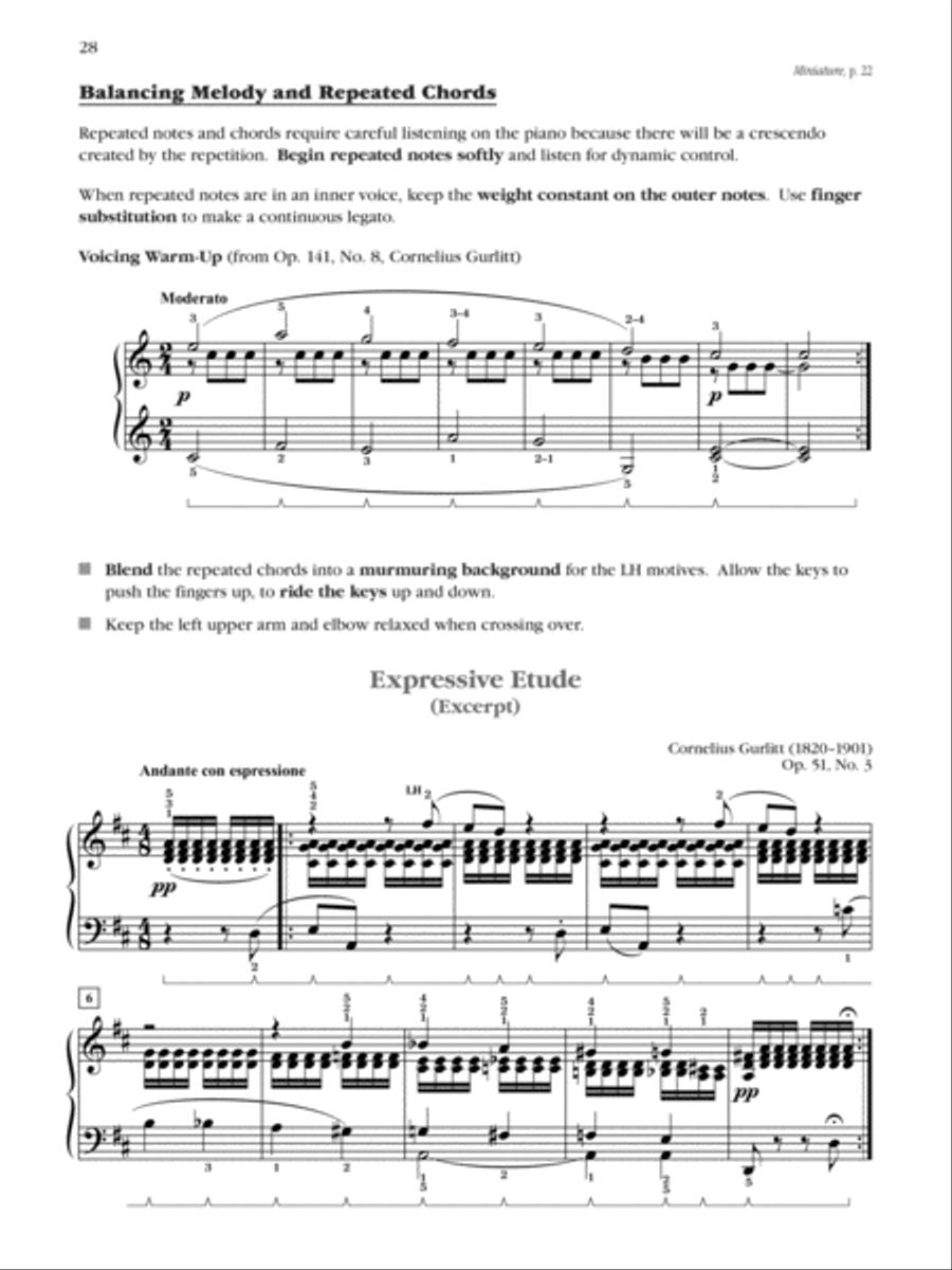 Exploring Piano Classics Technique, Book 5 Piano Method scores gallery preview page 5