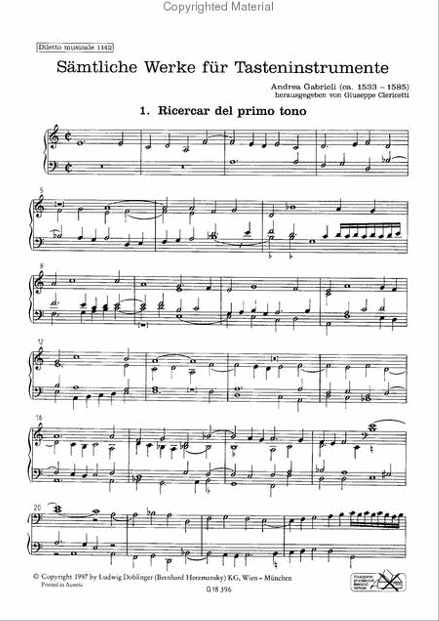 Samtliche Werke fur Tasteninstrumente Band 2 Organ scores gallery preview page 3