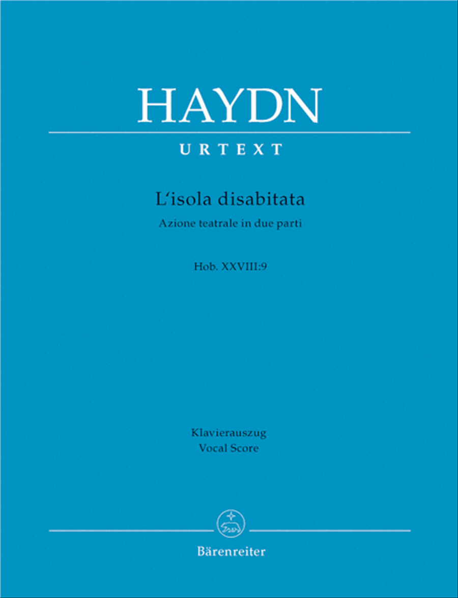 Lisola disabitata (Die wuste Insel) Hob.XXVIII:9 Tenor Voice scores gallery preview page 1