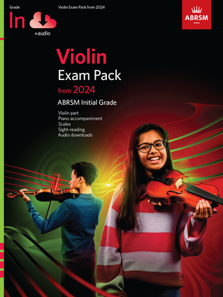 Book cover for Violin Exam Pack from 2024