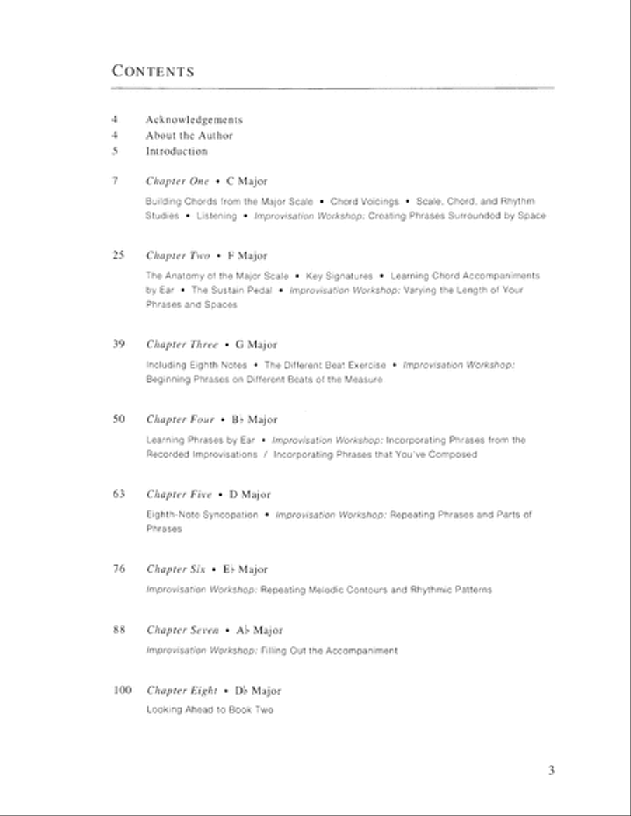 Play Jazz, Blues, & Rock Piano by Ear Book One Piano Method scores gallery preview page 4