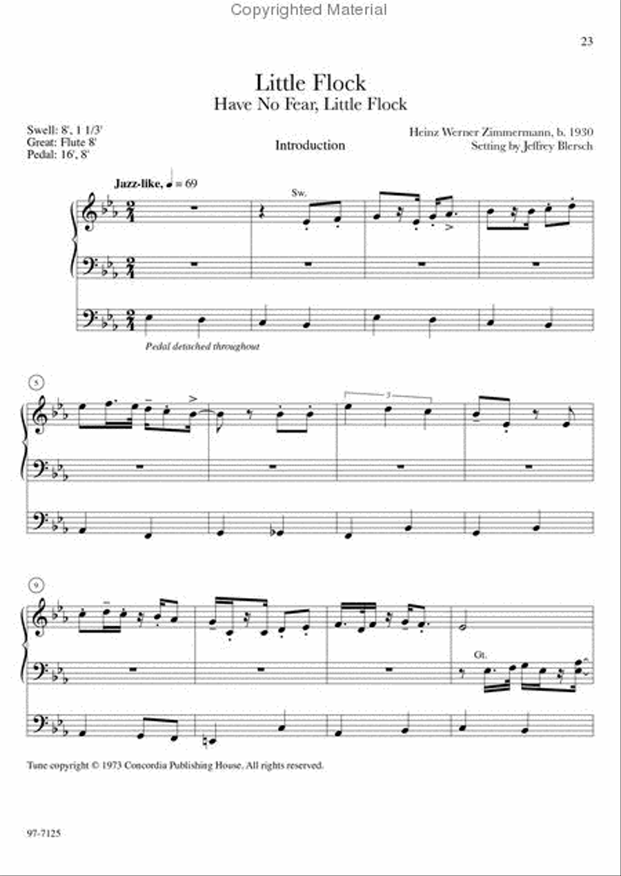 Introductions, Harmonizations, Accompaniments, Interpretations, Vol. 2 Organ scores gallery preview page 7