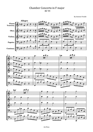 Vivaldi - Chamber Concerto in F major - RV 99 - Original Complete