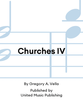 Book cover for Churches IV