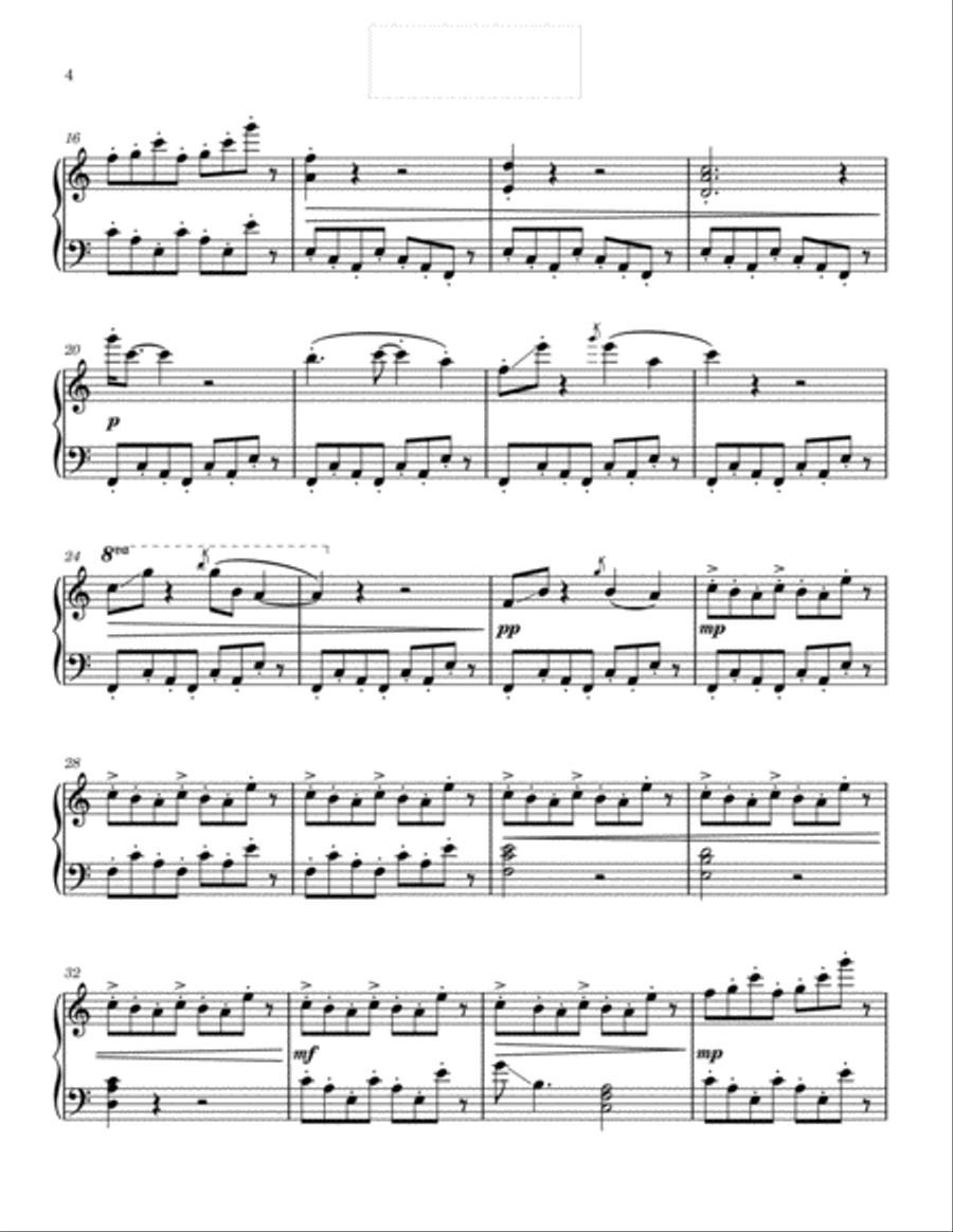 Coffee Notes: 12 Pieces for Piano Piano Solo scores gallery preview page 6