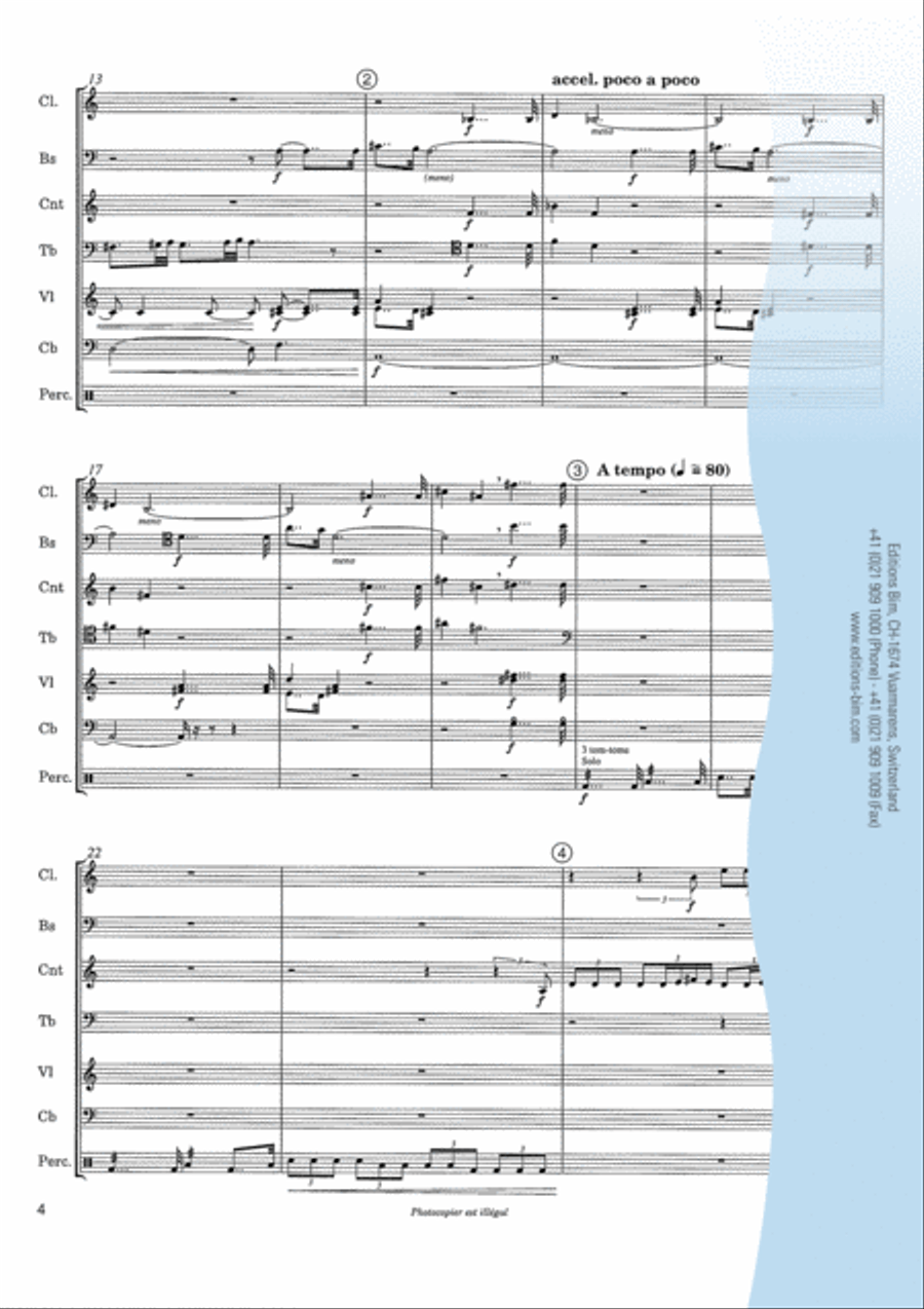 7 Péchés capitaux Bassoon scores gallery preview page 3